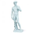 thumbnail image 1 of Pale Blue Classic David Statue Statuette, 1 of 1