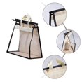thumbnail image 2 of 8x bolso de mano transparente transpirable para mujer, bolsa de almacenamiento con cubierta antipolvo, Compatible con Protector a prueba de humedad y polvo Tr, 2 of 5