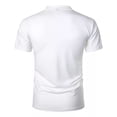 thumbnail image 3 of Playera Henley Casual Para Hombre Manga Corta Con Bolsillos, 3 of 7
