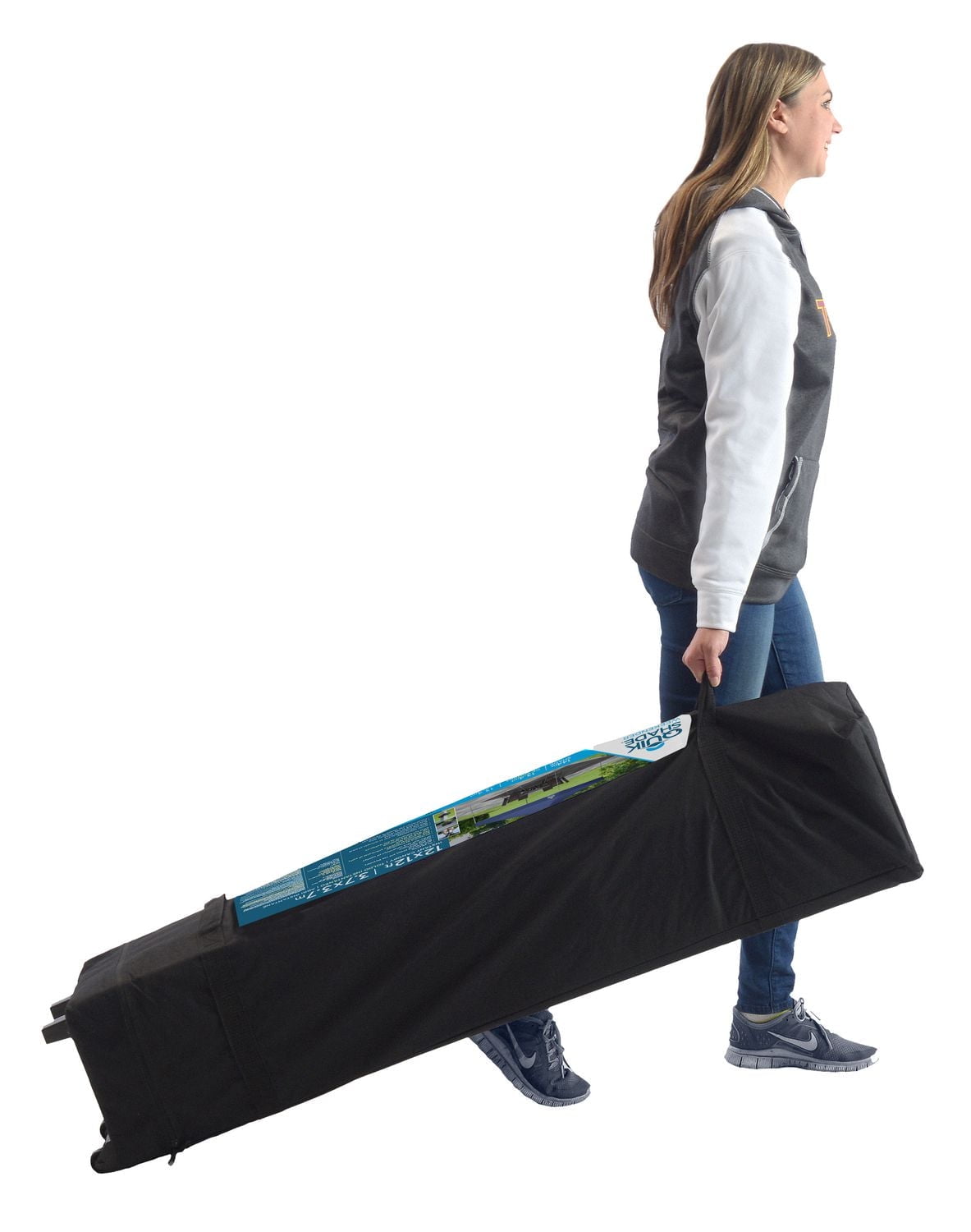 Quik Shade 12' x 12' Weekender Elite 144 Square Feet of Shade Straight Leg Base Outdoor Pop-up Canopy, Twilight Blue