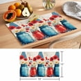 thumbnail image 6 of 4th of July Placemats Set of 8 Red Blue Star Stripe UAS Flag Poppy Flower Place Mats Indoor Wipeable Table Mats Washable Cloth Dining Table Placemats for Kitchen Holiday Party Home Decor 13x19 Inch, 6 of 9