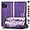Purple, variant on for iPhone 11 Pro Max 6.5" Phone case[RFID Blocking Leather],[3 Credit Card Slot] Flip Folio Book Shockproof Protector,Holder Stand Cases,Women Men for Apple 11 ProMax Wallet Cover,Black