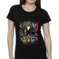 thumbnail image 3 of DC Comics T-Shirt Complet en Coton Noir Adam JSA pour Femmes, 3 of 4