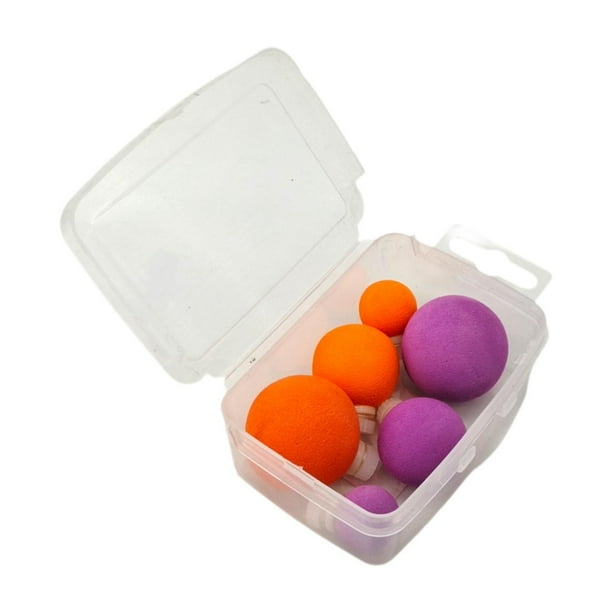 6 piezas de pesca con mosca Floats Bolas de flotabilidad Equipo ultraligero Eva Foam Bobbers Tackle de pesca para carpa de hierba de río Agua dulce