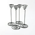 thumbnail image 3 of 3Pcs Air Stand Airplant Container Spiral Flower Stand Tillandsia Stand Holder Display Racks Garden Office Home Decoration ( Black ), 3 of 7