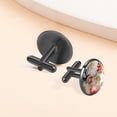 thumbnail image 6 of Petal Flower Elegant Men's Stainless Steel Cufflink Shirt Clip for Formal Attire, 6 of 6
