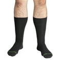 thumbnail image 6 of CANDOR AND CLASS Men's MODAL ULTRA SOFT Dress Socks, Seamless Toe, Flat Knit, Crew Length Socks (Black Flat Knit 1pk - 3 Pair), 6 of 6