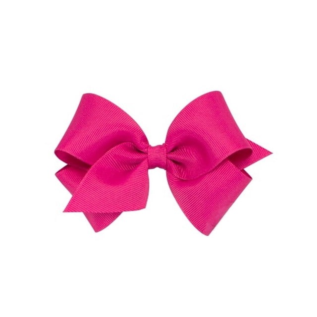 Moño pequeño grosgrain azul Wee ones fucsia 16 Wee Ones 7662-BL