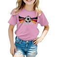 thumbnail image 4 of Otqutp Breathable Germany Football Fan T-Shirt for Teens - Polyester Loose Fit Soccer Print Top,3-12 Years Boys and Girls Summer Outdoor Sports Wear, 4 of 4