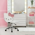 thumbnail image 6 of Impressions Vanity Hello Kitty Kawaii Swivel Vanity Chair for Makeup Room with Star Base(White), 6 of 6