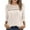 Beige, variant on Womens Fall Long Sleeve T Shirts New Knitted Pullover Tops for Women 3/4 Sleeve Lace Blouses Dressy Casual Crew Neck Loose Comfy Tunic Shirt Pinks S