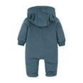 thumbnail image 4 of Zshosam Baby Jumpsuit Baby Girls Snowsuit One Piece Infant Winter Suit Breathable Hooded Baby Snowsuit Newborn Winter Clothes Size 18 24 Months,(Navy 18-24 Months), 4 of 7