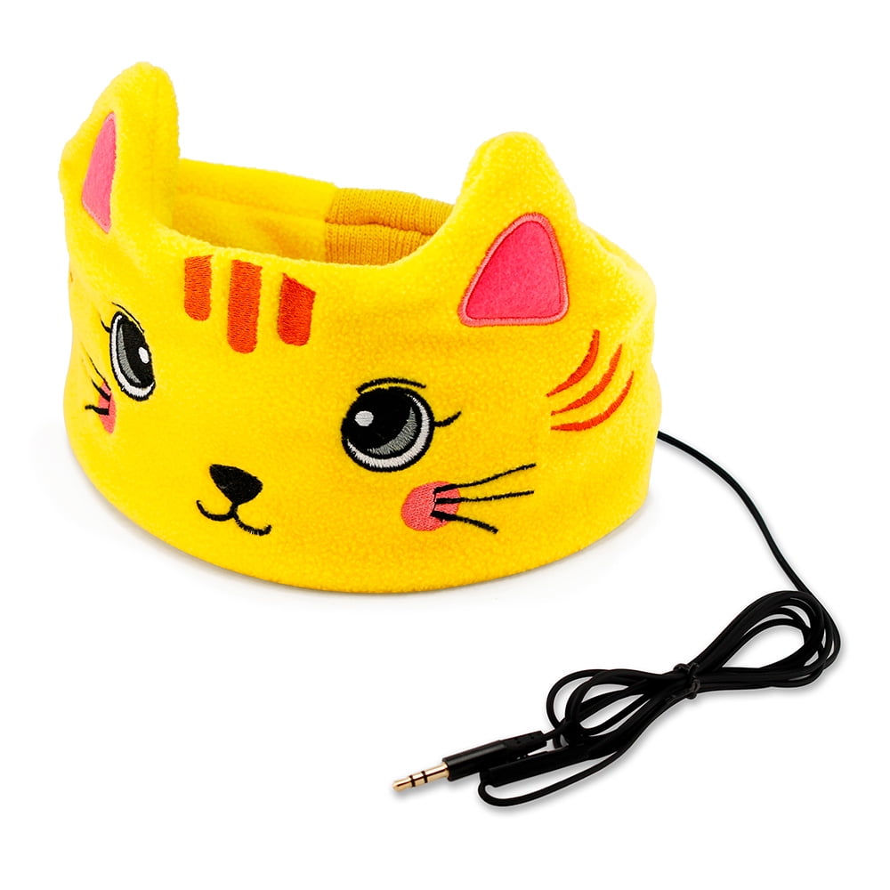Kids Headphones Soft flexible fleece Headband Children's Earphones for
