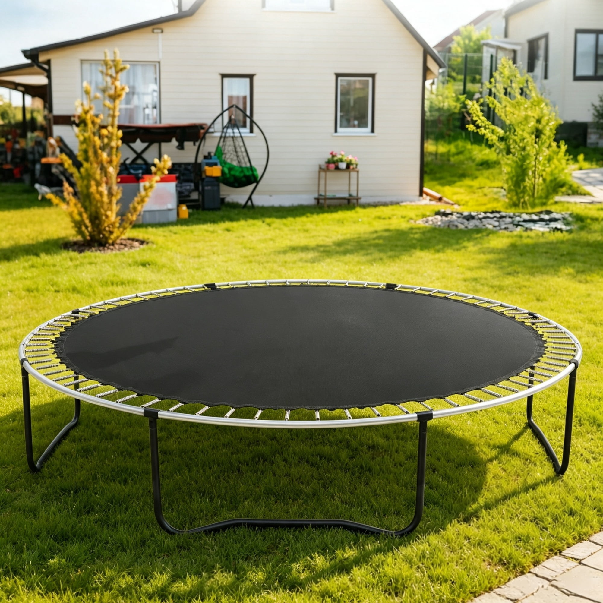 14ft Round Replacement Trampoline Mat (Fits 6.5"-7" Springs)（Only Trampoline Mat）