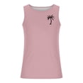 thumbnail image 4 of Camiseta sin mangas de cuello redondo para hombre, blusa informal de verano sin mangas con estampado de cuello redondo para hombre, 4 of 5