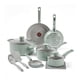thumbnail image 1 of Batería de Cocina T-fal Ceramic Refresh 12pz Eucalipto, 1 of 5