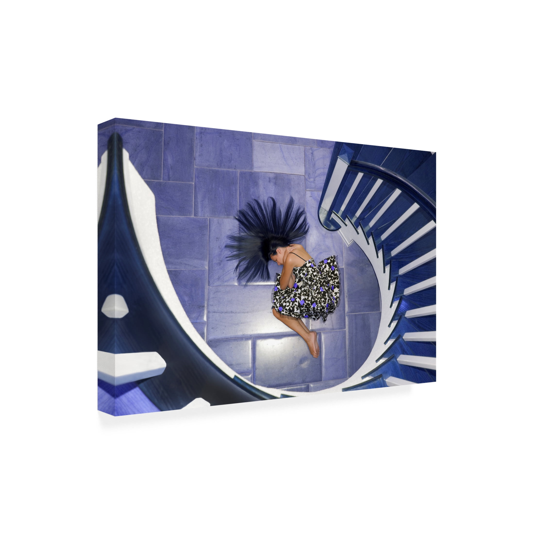 Canvas Wall Art - Hans Repelnig 'Violet' Wall Art for Living Room, Bedroom, or Office D?cor by Trademark Fine Art - 32 x 22 Inches