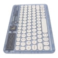 thumbnail image 3 of Clavier Rétro, Clavier de Machine à Écrire Sans Fil avec Lumière RGB, Clavier Vintage Portable Ultra Mince Compact Mini pour Ordinateur Portable Tablette Téléphone Intelligent, 3 of 7