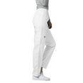 thumbnail image 3 of Adar Universal Natural-Rise Multipocket Cargo Tapered Leg Pants - 506 - White - L, 3 of 7