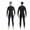 3027-Black, variant on Unisex Full Body Wetsuit 3mm/5mm - Front Zip, Thermal Neoprene for Surfing, Scuba Diving & Cold Water Swimming