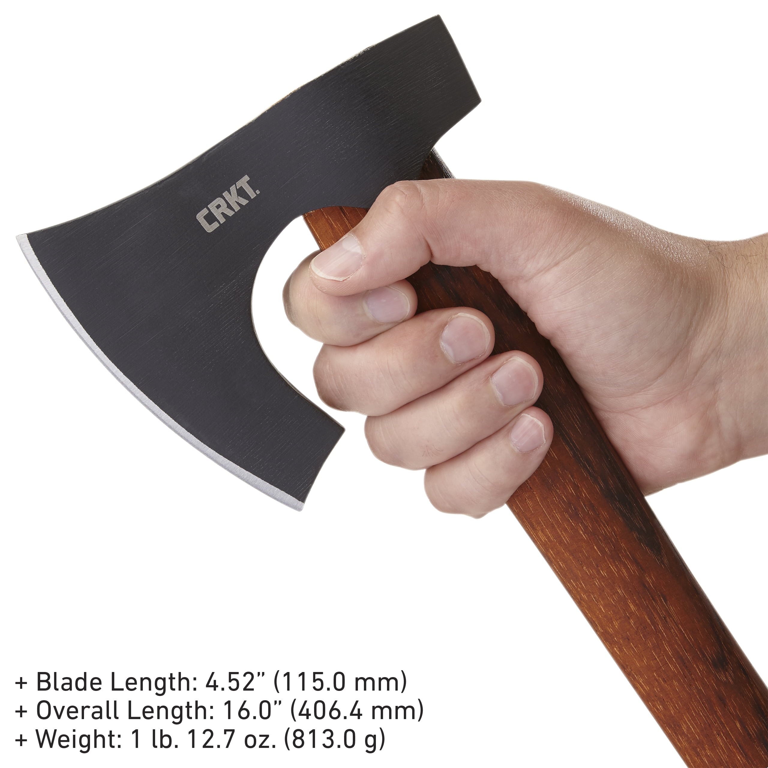 CRKT Outdoor Survival Axe, 2746, Tennessee Hickory Handle 
