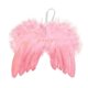 thumbnail image 3 of Adorno colgante para árbol de Navidad con alas de plumas blancas de ángel, adorno de boda blanco de alta calidad para Navidad, accesorios para bebés, 3 of 5