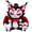H, variant on 2024 Hazbin Hotel Plush, Cute Hazbin Hotel Character Doll, Soft Stuffed Doll for Children Adults, Birthday, Cartoon Game Lovers Gift