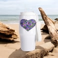 thumbnail image 3 of Mosaic Heart Graphic Art - Arty Purple Green Abstract - Gaudi-Inspired, 20oz Tumbler, 3 of 7