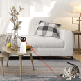 thumbnail image 3 of Juguete para gatos, juguete ligero y giratorio automático, juguete interactivo para gatos, juguete de inteligencia automática para cazadores., 3 of 5