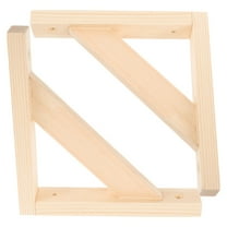 WHAMVOX 2Pcs Wall Mount Shelf Bracket for Home Use High Load-Bearing Capacity