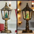 thumbnail image 3 of Lámpara con temática navideña, poste de luz con temática navideña, luz de noche navideña con música luminosa, linterna iluminada brillante, lámpara de mesa navideña, juego de decoraciones navideñas,, 3 of 8