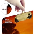 thumbnail image 4 of FMSHPON Palm Tree Sunset Clipboard Hardboard Wood Nursing Clip Board and Pull for Standard A4 Letter 13x9 inches, 4 of 8
