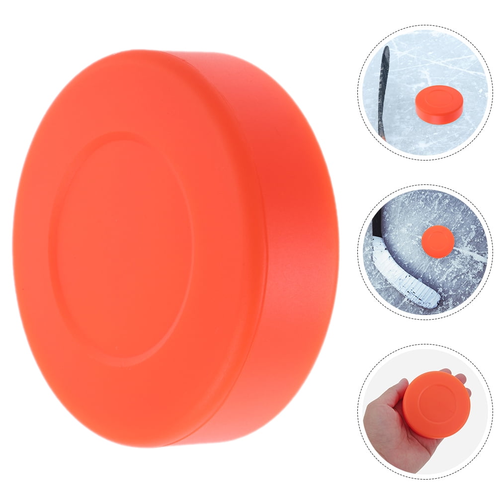 HOMEMAXS 5-Pack PVC Ice Hockey Pucks for Training, Games, Indoor & Outdoor Practice, Plastic Sport Puck Hockey Equipment