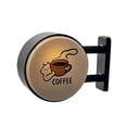 thumbnail image 3 of Milaget Fridge Magnets Light Sign LED Coffee Corner Sign for Entrance Garden Backyard style A, 3 of 6