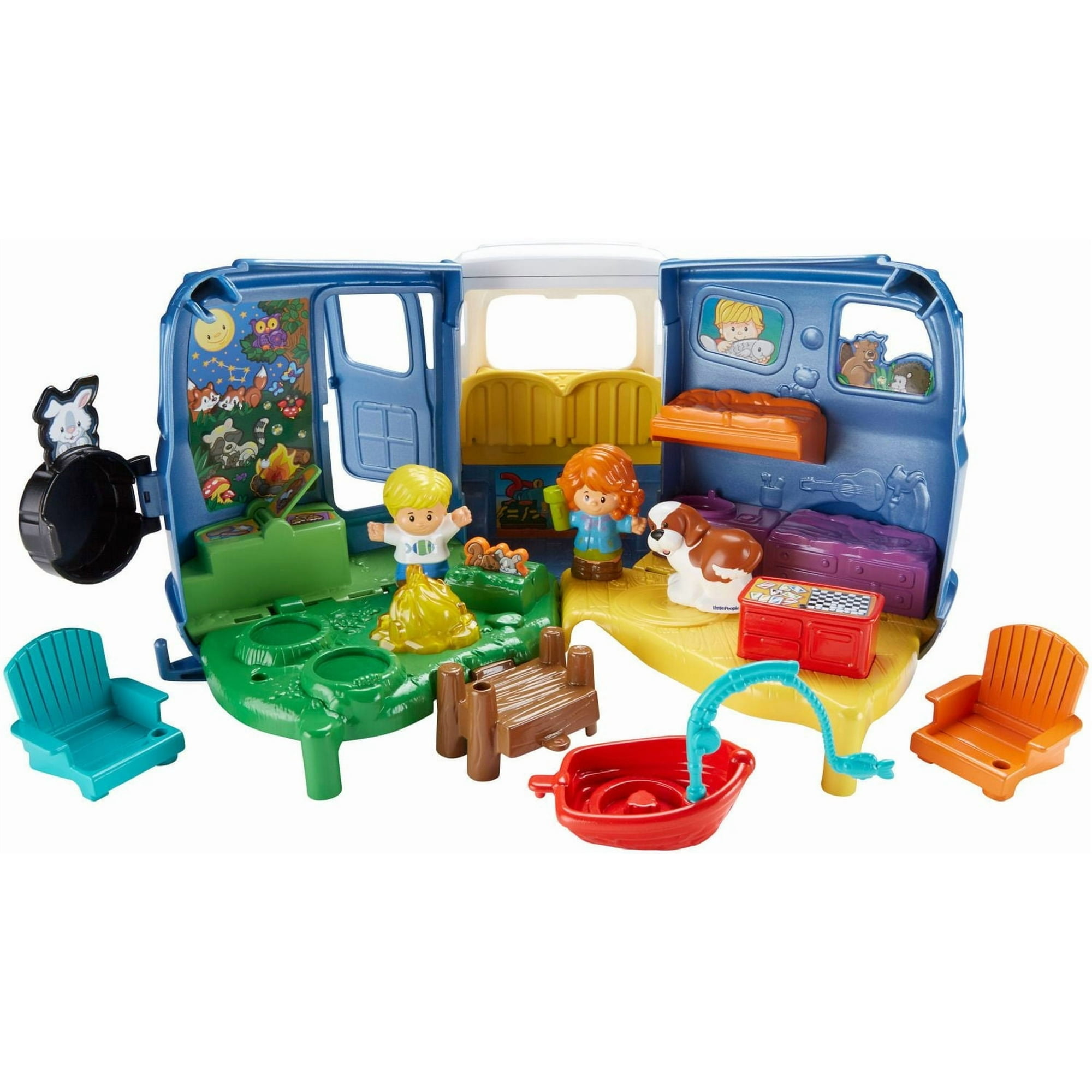 Fisher-Price Little People Songs Sounds Camper Playset English