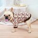 thumbnail image 5 of Suéter para mascotas comerut con estampado de leopardo que mantiene el calor y es muy elástico, ideal para perros., 5 of 8