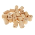thumbnail image 4 of 20 Piezas de Cilindro de Madera Maciza Natural, Tubo Sin Terminar, Juguete Artesanal de , 20x30mm Gloria Bloque de cilindros de madera, 4 of 7