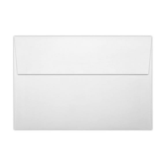 LUX A8 Invitation Envelopes (5 1/2 x 8 1/8) 50/Pack White Linen (LUX-4885-WLI-50)