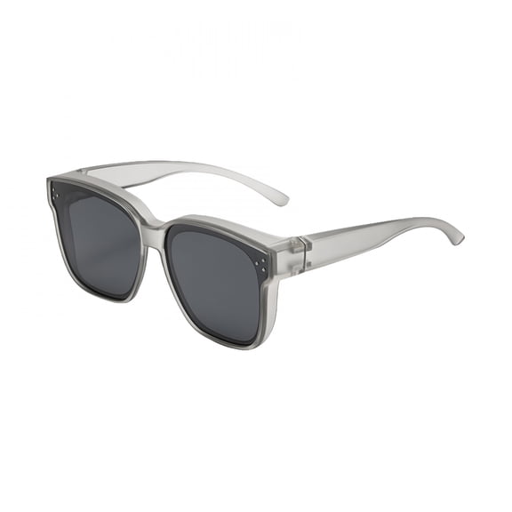 GJX Fitover Sunglasses for Men Women, Sunglasses over Glasses Women, Universal Fit over Glasses Sun Glasses, Uv Protection Wrap Around Shades for Prescription Eyewear, One Size Sunglasses