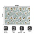 thumbnail image 5 of Light Blue Daisy Flower Pattern Door Rugs,Washable Non Slip Door Mats Indoor,Decorative Door Mats,Entry Mat Indoor for Entrance,Bedroom,Kitchen,Bathroom,16"x24", 5 of 6