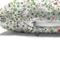 thumbnail image 4 of Nature Pet Bed, Birds Butterflies and Leaves Pattern Spring Season Flora and Fauna Arrangement, Resistant Pad for Dogs and Cats Cushion with Removable Cover, 24" x 39", Pink and Green, by Ambesonne, 4 of 4
