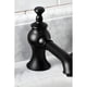 thumbnail image 3 of Grifo de baño Kingston Brass Duchess Widespread negro mate, 3 of 7
