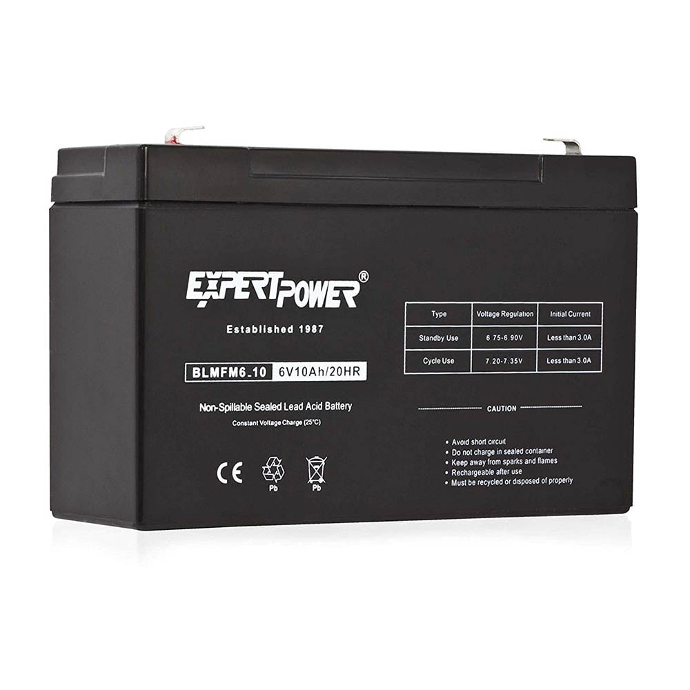 ExpertPower 6V 10Ah Sealed Lead Acid SLA Battery Replacement Walmart