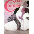 thumbnail image 2 of Vintage Apple Collection 25x32 Black Ornate Wood Framed with Double Matting Museum Art Print Titled - Bal Couture, 2 of 4