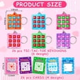 thumbnail image 3 of Llaveros Tic Tac Toe Game, regalos de San Valentín para niños, 3 of 9