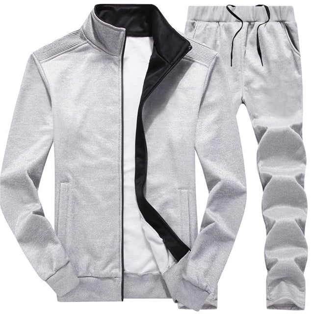 Men's Suits Casual Tracksuit Full Zip Running Jogging Athletic Sports Jacket And Pants Set Men’s Suits end start# s#Designed for versatile daily activity this Men’s Suits product category offers a