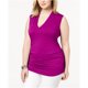 thumbnail image 1 of Camiseta sin mangas I-N-C para Mujer Rosa Pequeña, 1 of 2