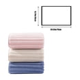 thumbnail image 3 of Coral Velvet Face Towel Set Highly Absorbent Quick Dry Soft Striped Washcloth for Bathroom Gym Travel 3 Pack, 13.77 X 29.52 Inch, 3 of 6