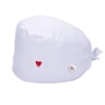 thumbnail image 1 of Paquete De 4 Gorros De Trabajo Para Enfermera, Servicio Prolongado, Color Puro, Botón Pulido Opaco, Gorros De Trabajo Multifuncionales Unisex, Uniformes De Trabajo Yuarrent AP008643-04, 1 of 5