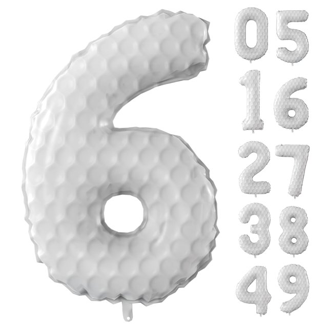 Globos con números de golf de 40 cm para fiesta temática deportiva de JUANBUDONG (6)